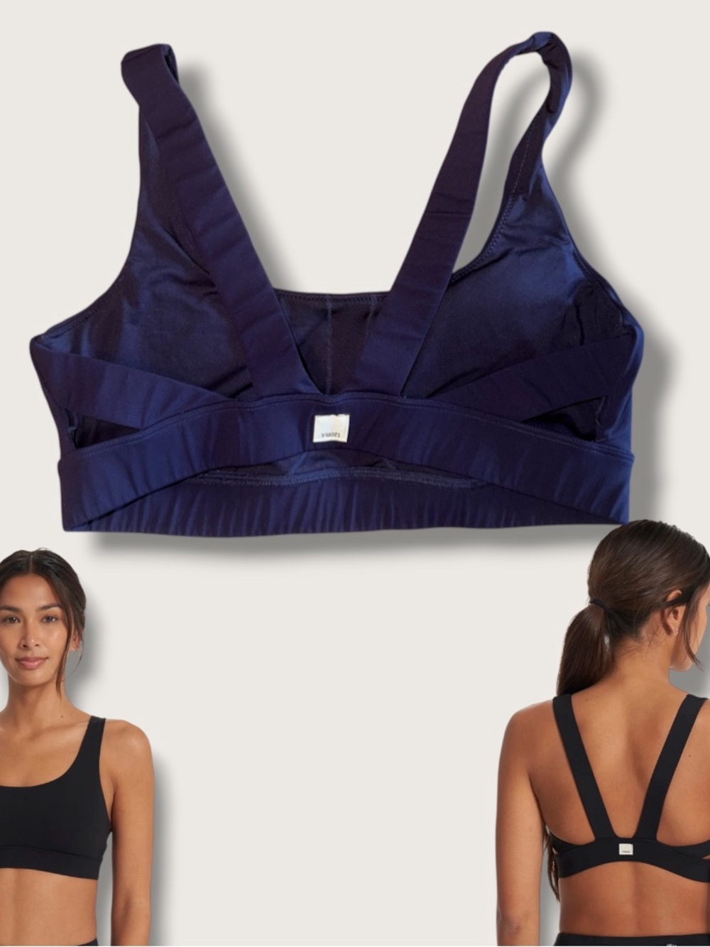 W Stride Bra Navy Dark vuori